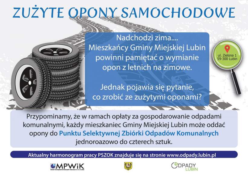 Co należy zrobić ze zużytymi oponami